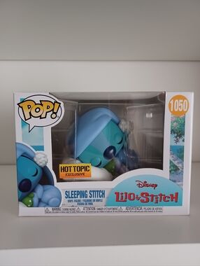 Disney Sleeping Stitch 1050 From Lilo And Stitch Vinyl Figure Funko Pop
